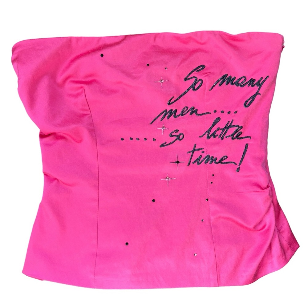 Miss Sixty "So many men.. So little time!" Tube Top